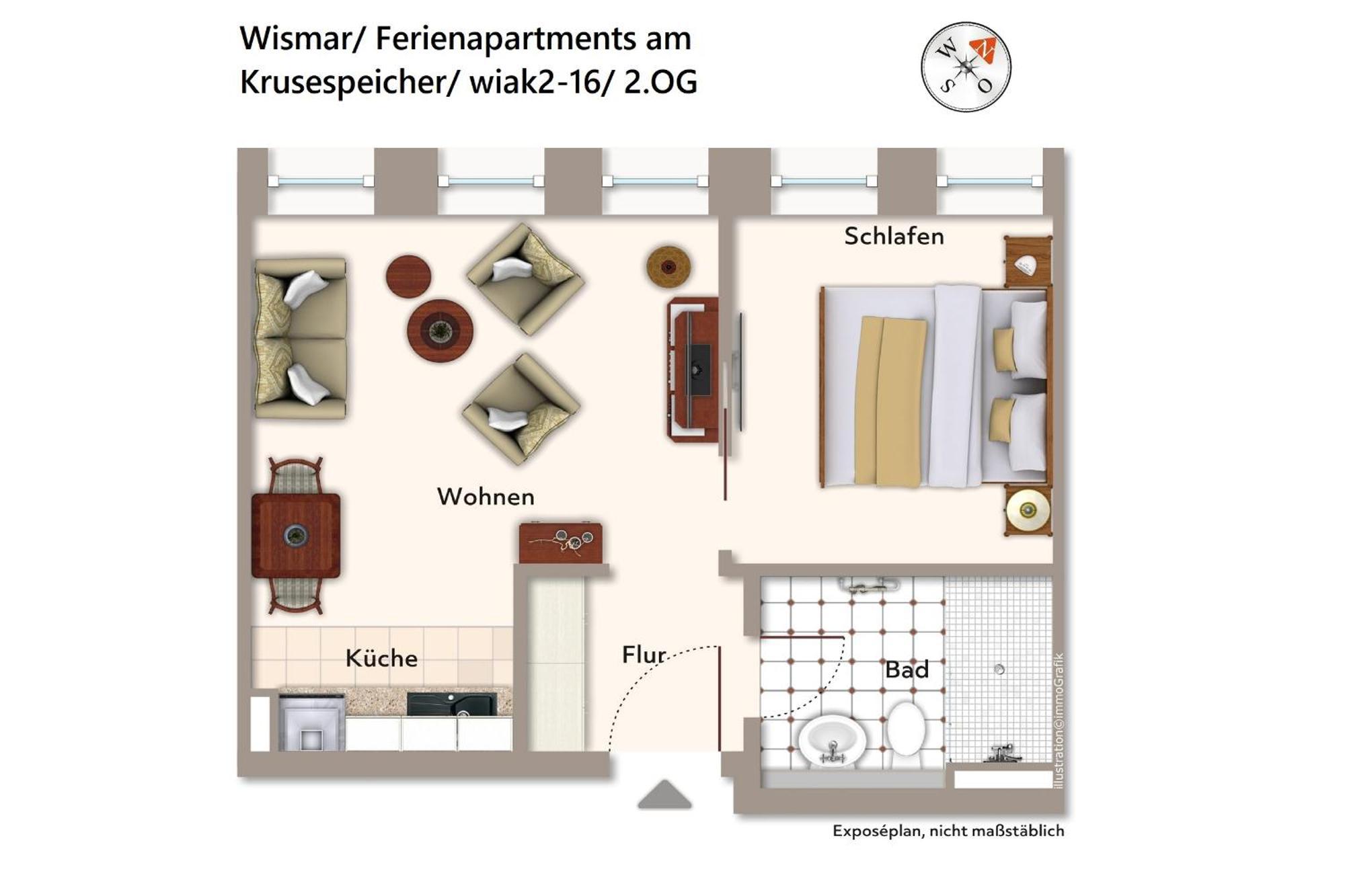 Ferienapartments Am Krusespeicher Ferienapartments Am Krusespeicher 2-16 Wißmar Esterno foto